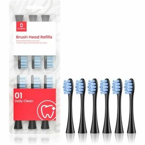 OClean Brush Head Standard Clean P2S5 náhradní hlavice pro zubní kartáček Black 6 ks obraz