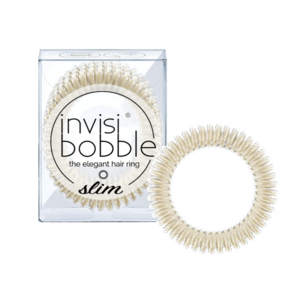 Invisibobble SLIM Stay Gold gumička do vlasů 3 ks obraz