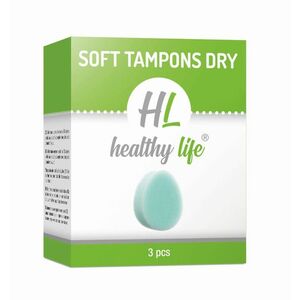 Healthy life Soft tampons Dry 3 ks obraz