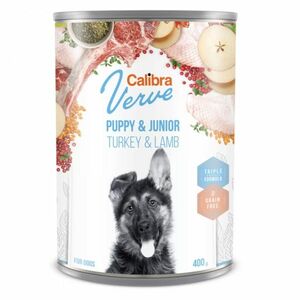CALIBRA Verve Puppy&Junior Turkey&Lamb konzerva pro štěňata 400 g obraz
