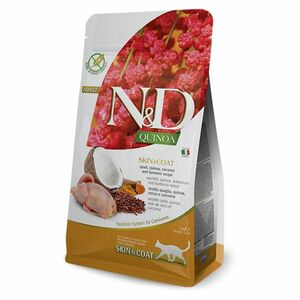 N&D Quinoa Skin & Coat Quail & Coconut pro kočky 1, 5 kg obraz