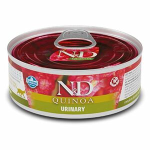 N&D Quinoa Urinary Duck & Cranberry Adult pro dospělé kočky 80 g obraz