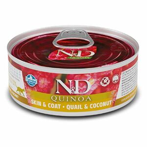N&D Quinoa Quail & Coconut Adult pro dospělé kočky 80 g obraz