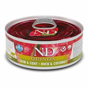 N&D Quinoa Duck & Coconut Adult pro dospělé kočky 80 g obraz
