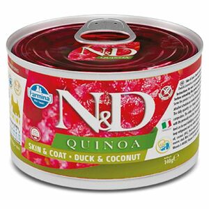 N&D Quinoa duck & coconut adult mini pro malá plemena psů 140 g obraz