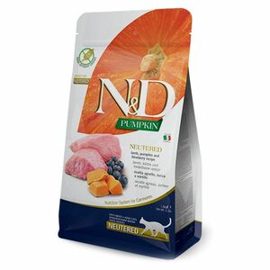 N&D Pumpkin Neutered Lamb & Blueberry pro kočky 1, 5 kg obraz