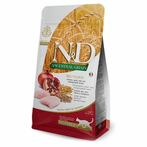 N&D Ancestral Grain Neutered Chicken & Pomegranate pro kočky 1, 5 kg obraz