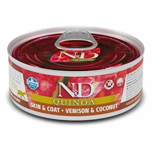 N&D Quinoa Venison & Coconut Adult pro dospělé kočky 80 g obraz