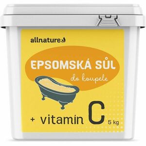 Allnature Epsomská sůl Vitamin C sůl do koupele s vitaminem C 5000 g obraz