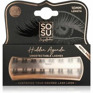 SOSU Cosmetics Hidden Agenda Undetectable Lashes trsové nalepovací řasy bez uzlíku 10 mm obraz