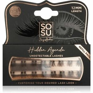 SOSU Cosmetics Hidden Agenda Undetectable Lashes trsové nalepovací řasy bez uzlíku 12 mm obraz