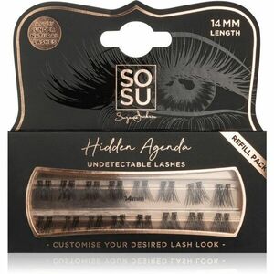 SOSU Cosmetics Hidden Agenda Undetectable Lashes trsové nalepovací řasy bez uzlíku 14 mm obraz