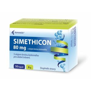Noventis Simethicon 80 mg s olejem kmínu kořenného 50 kapslí obraz