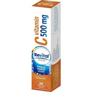 Revital Vitamin C 500 mg pomeranč 20 šumivých tablet obraz