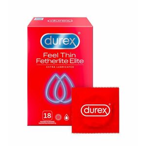 Durex Feel Thin Extra Lubricated kondomy 18 ks obraz