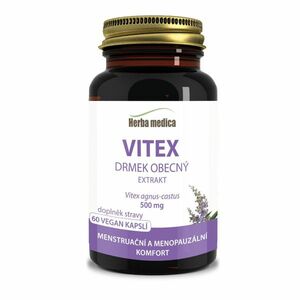 Herbamedica Vitex Drmek obecný extrakt 500 mg 60 kapslí obraz