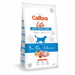CALIBRA Life Adult Medium Breed Chicken pro psy středních plemen 1 ks, Hmotnost balení: 12 kg obraz