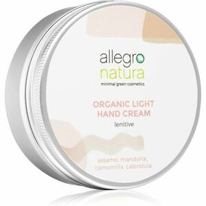 Allegro Natura Organic lehký hydratační krém na ruce 60 ml obraz