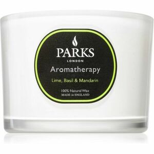 Parks London Aromatherapy Lime, Basil & Mandarin vonná svíčka 80 g obraz