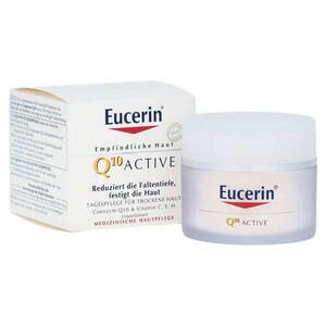 Eucerin Vyhlazující denní krém proti vráskám pro všechny typy citlivé pleti Q10 Active 50 ml obraz
