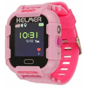 Helmer Chytré dotykové hodinky s GPS lokátorem a fotoaparátem - LK 708 růžové obraz