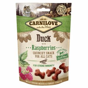 CARNILOVE Cat Crunchy Snack Duck&Raspberries 50 g obraz