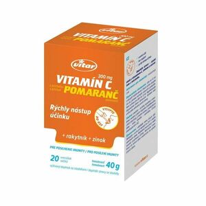 Vitar Vitamin C 300 mg + rakytník + zinek 20 sáčků obraz