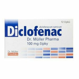 DR.MULLER Diclofenac 100mg 12 čípků obraz