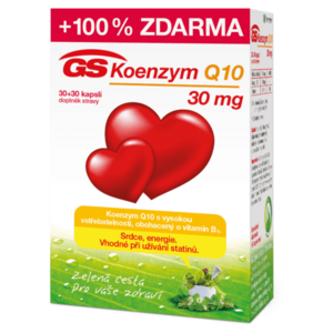 GS Koenzym Q10 30 mg 30 + 30 kapslí ZDARMA obraz