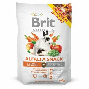 BRIT Animals alfalfa snack for rodents pamlsek pro králíky 100 g obraz