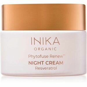 INIKA Organic Phytofuse Renew Rich Night Cream antioxidační noční krém s probiotiky 50 ml obraz