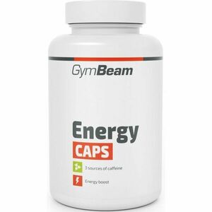 GymBeam Energy Caps podpora sportovního výkonu 120 cps obraz