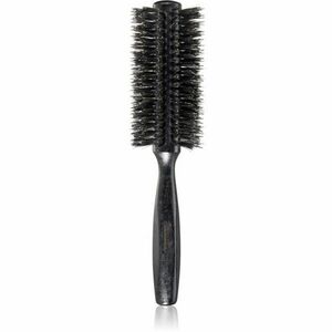 Janeke Black Line Tumbled Wood Hairbrush Ø 55mm kulatý kartáč na vlasy s nylonovými a kančími štětinami obraz