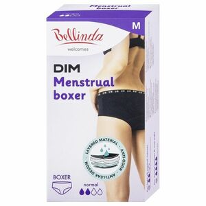Bellinda Menstruační boxerky normal vel.M 1 ks černé obraz