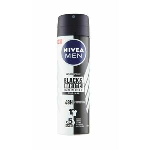 Nivea Men Black & White Invisible Power antiperspirant ve spreji pro muže 150 ml obraz