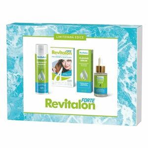 REVITALON Forte box 30 kapslí + kofeinový šampon 250 ml + vlasové sérum 50 ml obraz