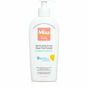 MIXA Baby sprchový gel a šampon 2 v 1 pro děti 250 ml obraz
