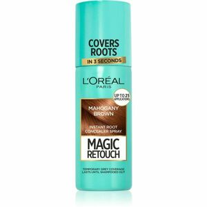 L’Oréal Paris Magic Retouch sprej pro okamžité zakrytí odrostů odstín Mahogany Brown 75 ml obraz
