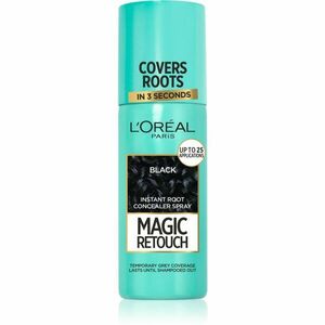 L’Oréal Paris Magic Retouch sprej pro okamžité zakrytí odrostů odstín Black 75 ml obraz