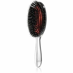 Janeke Chromium Line Air-Cushioned Brush with Bristles and Nylon Reinforcement oválný kartáč na vlasy 22 x 7 cm obraz