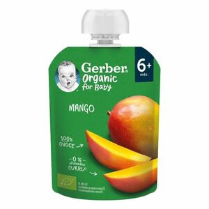 Gerber Organic Kapsička Mango 100% BIO 90 g obraz