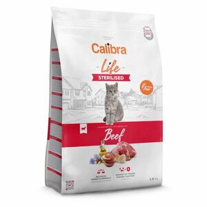 CALIBRA Life Sterilised Beef granule pro kastrované/ste­rilizované kočky 1, 5 kg obraz