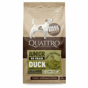 QUATTRO Dry SB Junior Kachna granule pro psy 1 ks, Hmotnost balení: 7 kg obraz