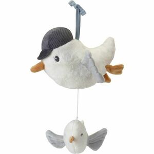 Little Dutch Music Box Toy Seagull kontrastní závěsná hračka s melodií 1 ks obraz