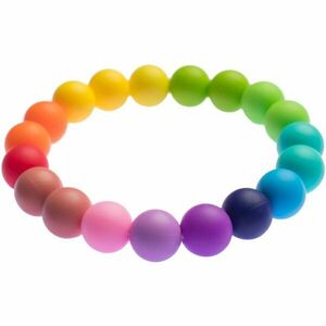 Biberschatz Bite bracelet Regenbogen kousací korále 1 ks obraz