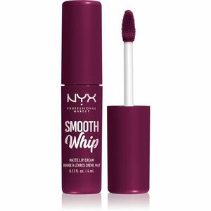 NYX Professional Makeup Smooth Whip Matte Lip Cream sametová rtěnka s vyhlazujícím efektem odstín 11 Berry Bed Sheers 4 ml obraz