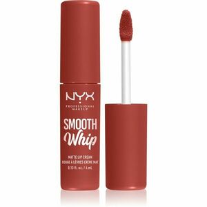 NYX Professional Makeup Smooth Whip Matte Lip Cream sametová rtěnka s vyhlazujícím efektem odstín 03 Latte Foam 4 ml obraz