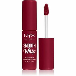 NYX Professional Makeup Smooth Whip Matte Lip Cream sametová rtěnka s vyhlazujícím efektem odstín 15 Chocolate Mousse 4 ml obraz