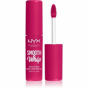 NYX Professional Makeup Smooth Whip Matte Lip Cream sametová rtěnka s vyhlazujícím efektem odstín 09 Bday Frosting 4 ml obraz