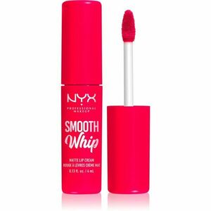 NYX Professional Makeup Smooth Whip Matte Lip Cream sametová rtěnka s vyhlazujícím efektem odstín 10 Pillow Fight 4 ml obraz